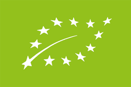 Logotipo de la certificación ecológica europea (eurohoja)